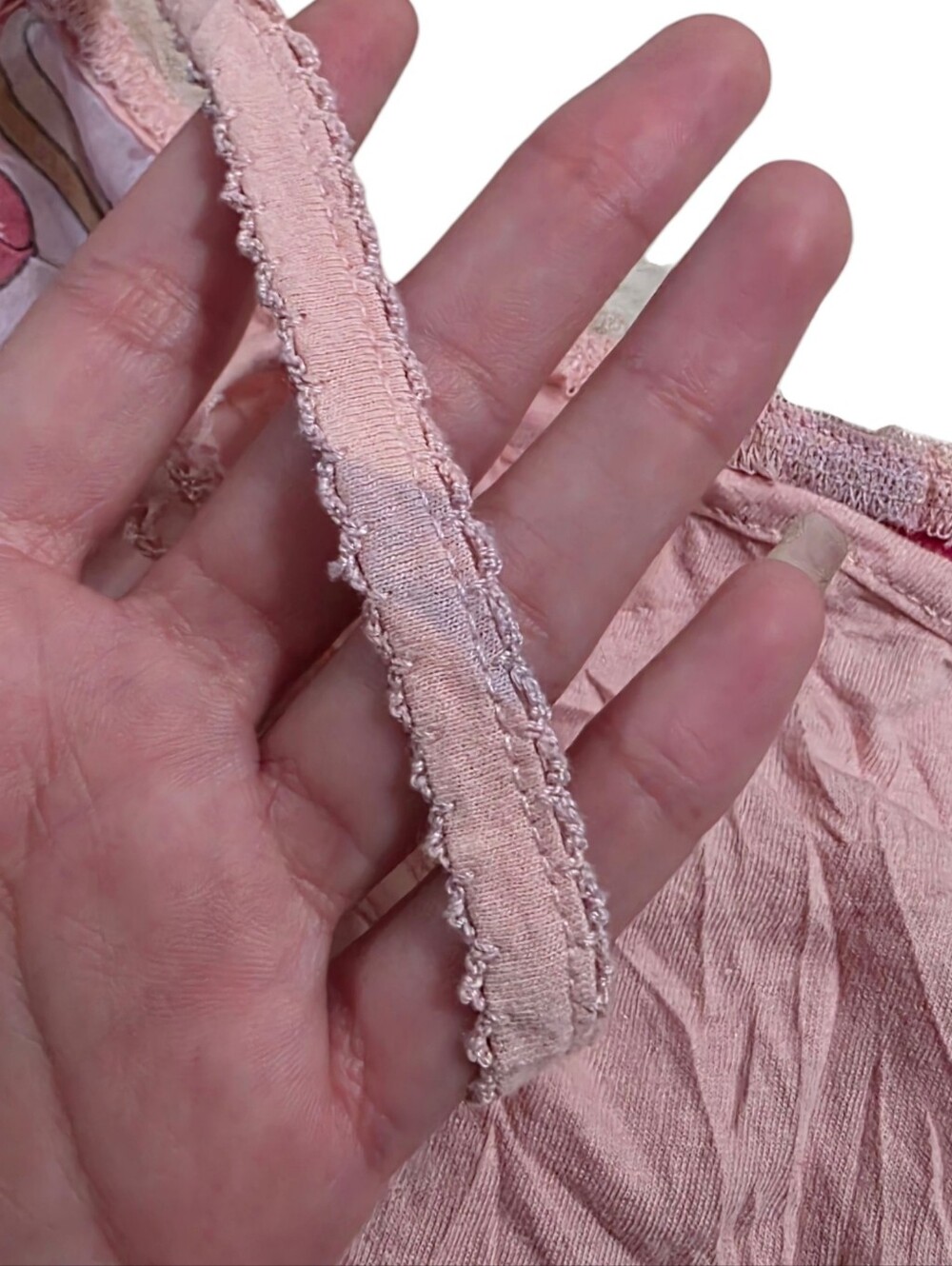 Japanese brand pink floral mesh multicolor Whimsygoth fairy tulle camisole - Picture 4 of 6